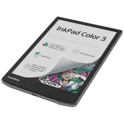 PocketBook 743K3 InkPad Color 3 (chernyiy/serebristyiy)