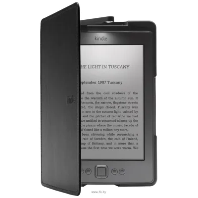 Amazon Kindle Lighted Leather Cover Black