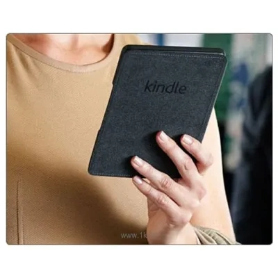 Amazon Kindle Lighted Leather Cover Black