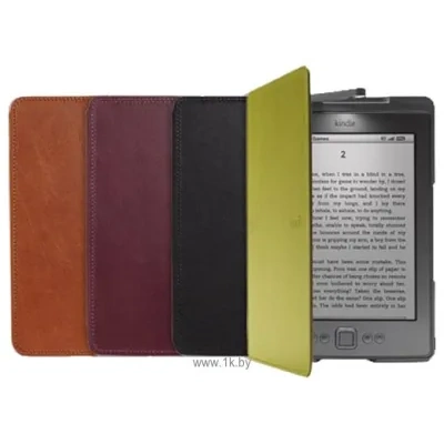 Amazon Kindle Lighted Leather Cover Black