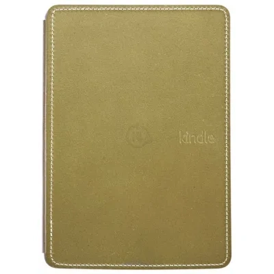 Amazon Kindle Lighted Leather Cover Olive Green