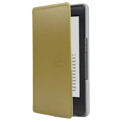 Amazon Kindle Lighted Leather Cover Olive Green