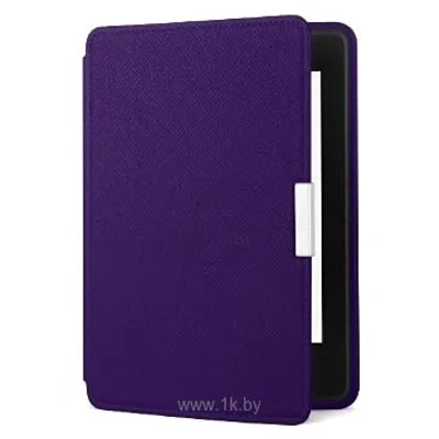 Amazon Kindle Paperwhite Leather Cover Purple