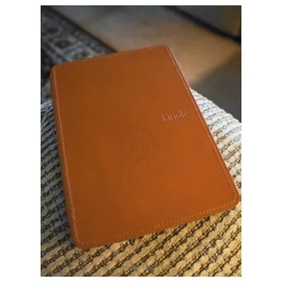 Amazon Kindle Touch Leather Cover Saddle Tan