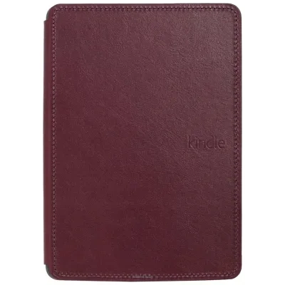 Amazon Kindle Touch Leather Cover Wine Purple