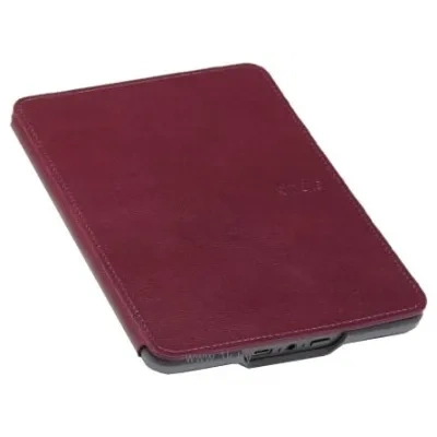 Amazon Kindle Touch Leather Cover Wine Purple