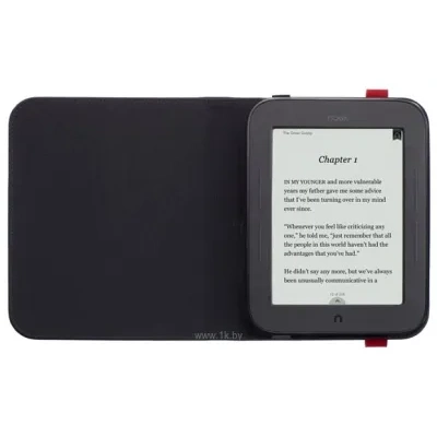 Barnes & Noble NOOK Simple Touch Industriell Band Cover in Crimson/Night