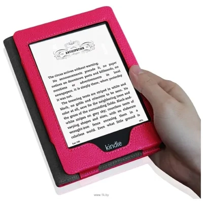 Fintie Folio Case dlya Kindle Paperwhite (Pink)
