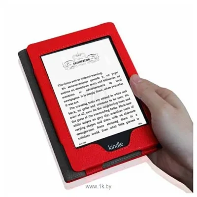 Fintie Folio Case dlya Kindle Paperwhite (Red)