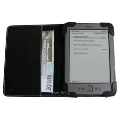 iPearl mCover leather case for Amazon Kindle 4th Gen Black
