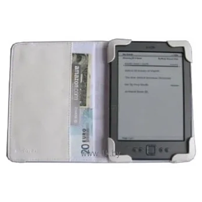 iPearl mCover leather case for Amazon Kindle 4th Gen White