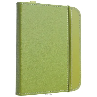 iPearl mCover Leather Case for Barnes & Noble Touch 6-inch Green