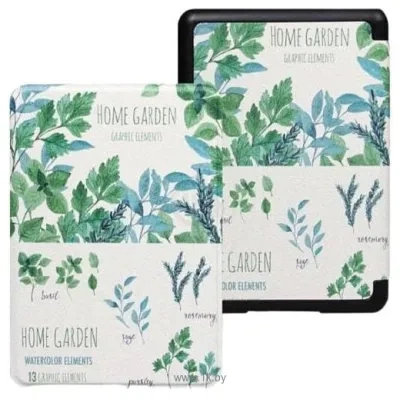 JFK dlya Amazon Kindle Paperwhite 2018 (sage home garden)