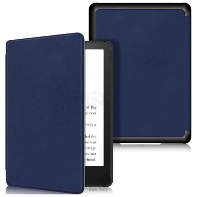 KST Smart Case dlya Amazon Kindle Paperwhite 5/6/8 (s avtovyiklyucheniem, siniy)