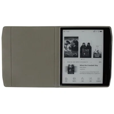KST Smart Case dlya PocketBook Era (2022) (s avtovyiklyucheniem, tsvetyi mindalya)