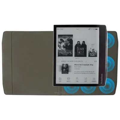 KST Smart Case dlya PocketBook Era (2022) (s avtovyiklyucheniem, tsvetyi mindalya)