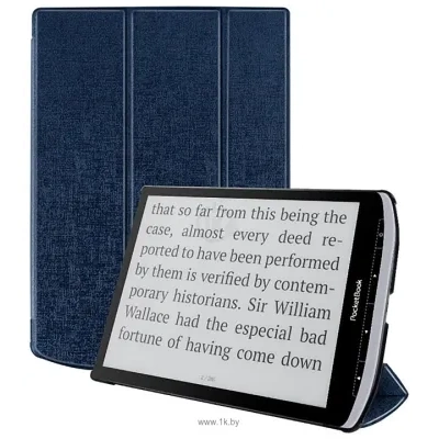 KST Smart Case dlya PocketBook InkPad X 10.3 2019 (s avtovyiklyucheniem, siniy)