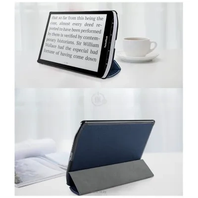 KST Smart Case dlya PocketBook InkPad X 10.3 2019 (s avtovyiklyucheniem, siniy)