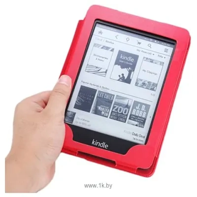 MoKo Amazon Kindle Paperwhite Cover Case Red