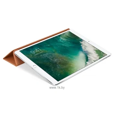 Apple Leather Smart Cover dlya iPad Air (zolotisto-korichnevyiy)