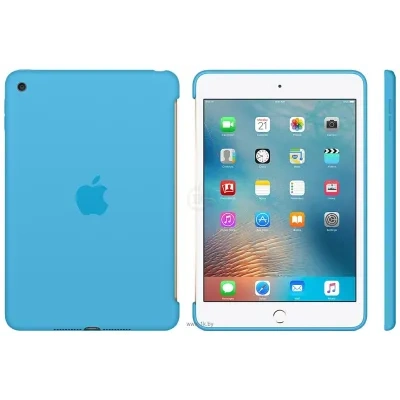 Apple Silicone Case for iPad mini 4 (Blue) (MLD32ZM/A)