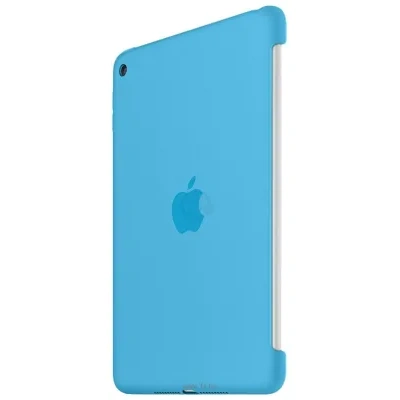 Apple Silicone Case for iPad mini 4 (Blue) (MLD32ZM/A)