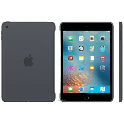 Apple Silicone Case for iPad mini 4 (Charcoal Gray) (MKLK2ZM/A)