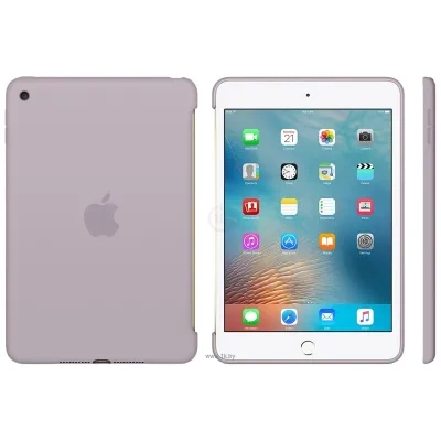 Apple Silicone Case for iPad mini 4 (Lavender) (MLD62ZM/A)