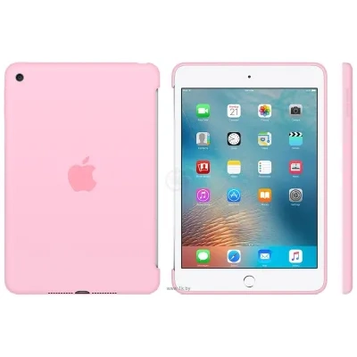 Apple Silicone Case for iPad mini 4 (Light Pink) (MM3L2ZM/A)