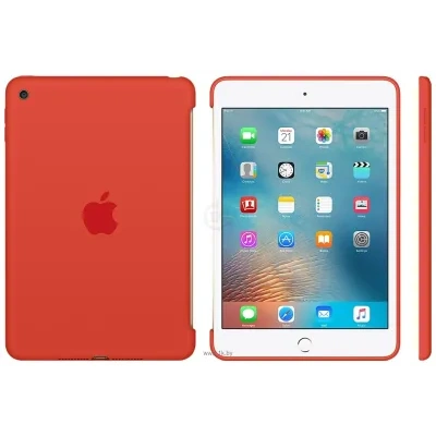 Apple Silicone Case for iPad mini 4 (Orange) (MLD42ZM/A)