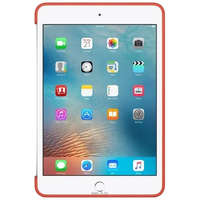 Apple Silicone Case for iPad mini 4 (Orange) (MLD42ZM/A)