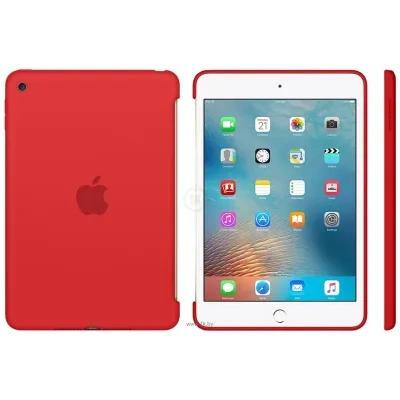 Apple Silicone Case for iPad mini 4 (Red) (MKLN2ZM/A)