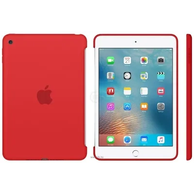 Apple Silicone Case for iPad mini 4 (Red) (MKLN2ZM/A)