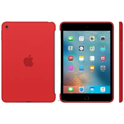 Apple Silicone Case for iPad mini 4 (Red) (MKLN2ZM/A)