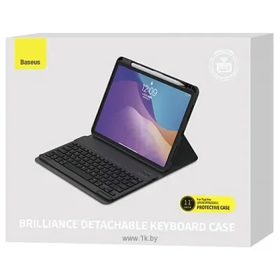 Baseus Brilliance Detachable Keyboard dlya Apple iPad Pro 11 (seryiy)