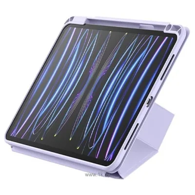 Baseus Minimalist Series Magnetic Case dlya Apple iPad 10.2 (fioletovyiy)