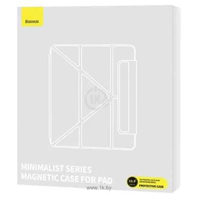 Baseus Minimalist Series Magnetic Case dlya Apple iPad Pro 12.9 (chernyiy)