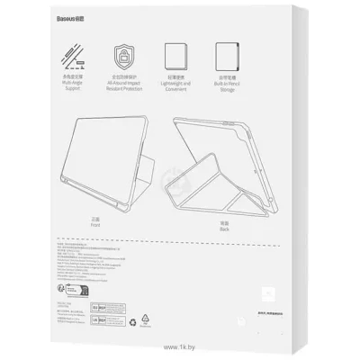 Baseus Minimalist dlya Apple iPad 10.2 (belyiy)